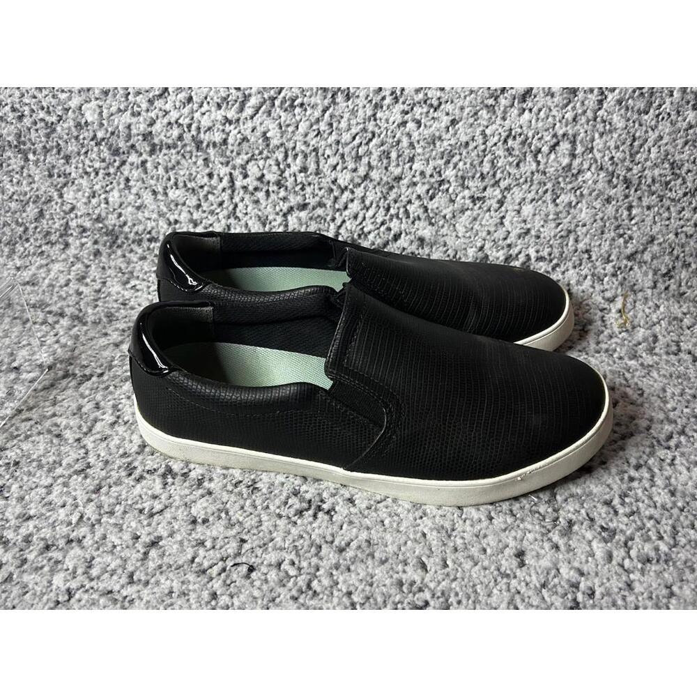 Dr Scholls Madison Black Womens 8 Wide Slip On Sneakers Shoes